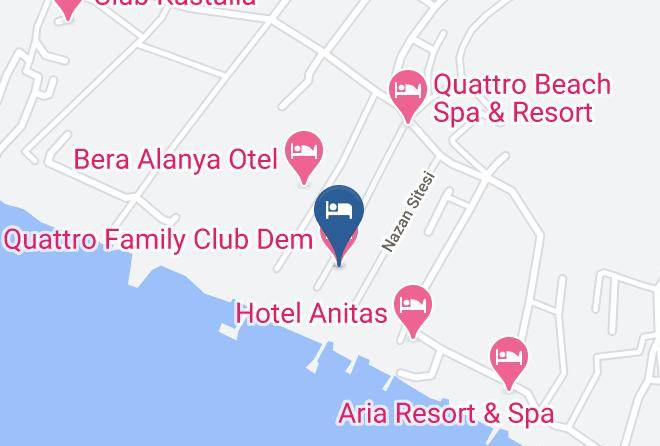 Konakli - Quattro Family Club Dem Hotel Maps