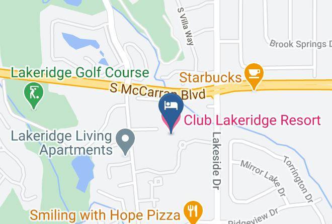 Washoe - Club Lakeridge Resort Maps