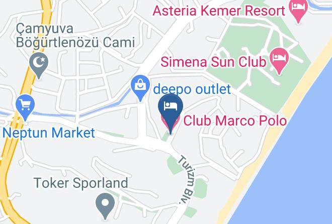 Kemer - Club Marco Polo Maps