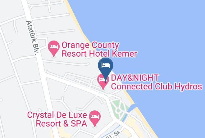 Kemer - Club Marmara Hydros Maps