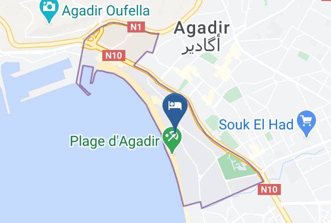 Agadir - Club Med Agadir Morocco Maps