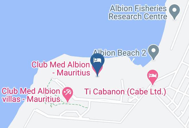 Albion - Club Med Albion Mauritius Maps