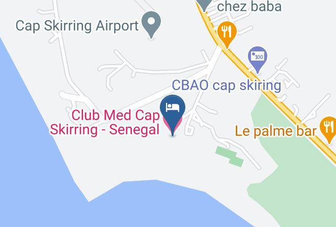 Oussouye - Club Med Cap Skirring Senegal Maps