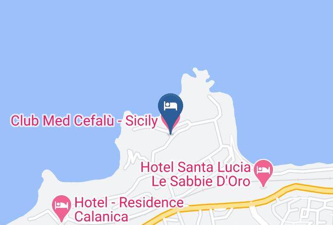 Palermo - Club Med Cefalu Sicily Maps