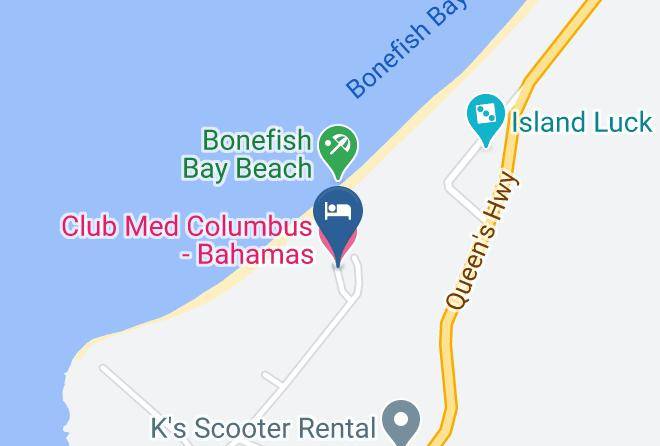 Club Med Columbus Bahamas Map