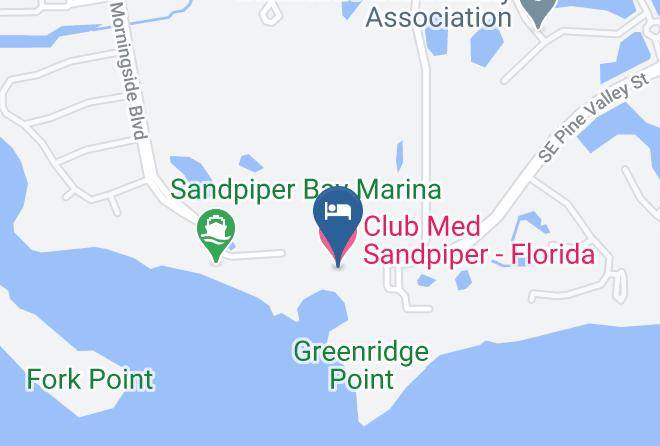 St Lucie - Club Med Sandpiper Florida Maps