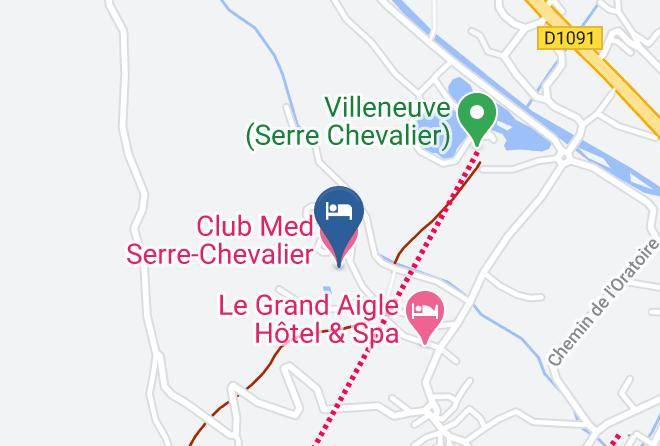Hautes Alpes - Club Med Serre Chevalier Maps