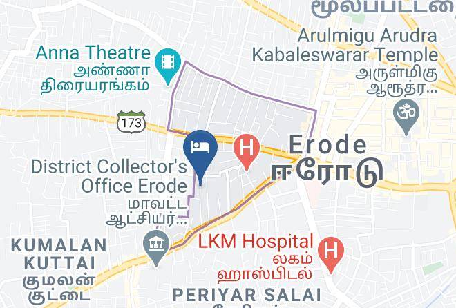 Erode - Club Melaange Maps