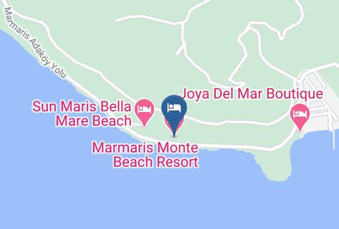 Marmaris - Marmaris Monte Beach Resort Maps