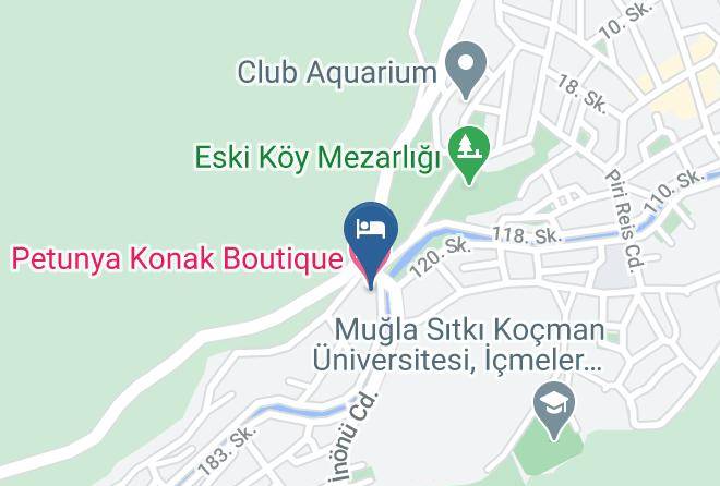 Marmaris - Petunya Konak Boutique Hotel Maps