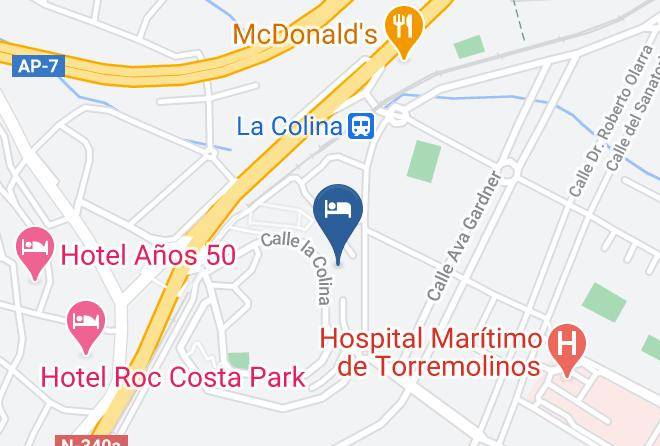 Malaga - Club Playa Flores Maps