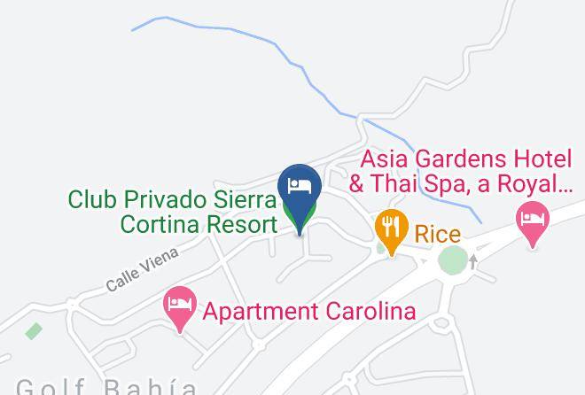 Alicante - Club Privado Sierra Cortina Resort Maps