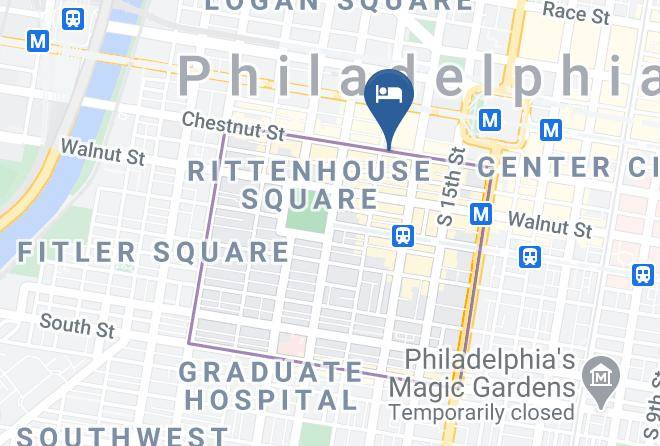 Philadelphia - Club Quarters Hotel Philadelphia Rittenhouse Square Maps