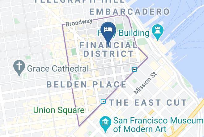 San Francisco - Club Quarters Hotel San Francisco Embarcadero Maps