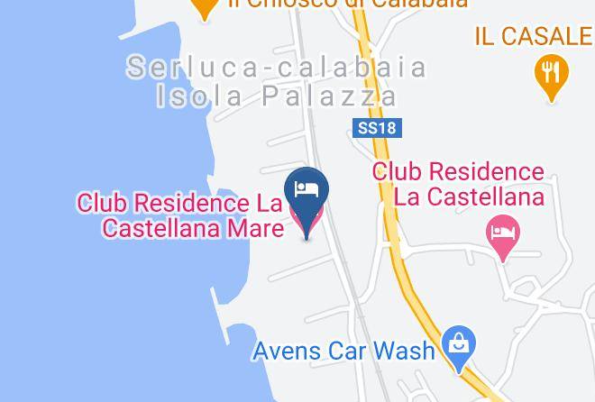 Cosenza - Club Residence La Castellana Mare Maps