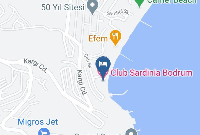 Bodrum - Club Sardinia Bodrum Maps
