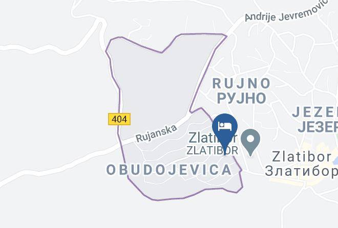 Club Satelit Zlatibor Map