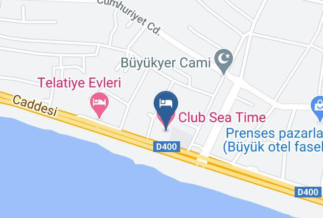 Club Sea Time Map - Antalya - Payallar