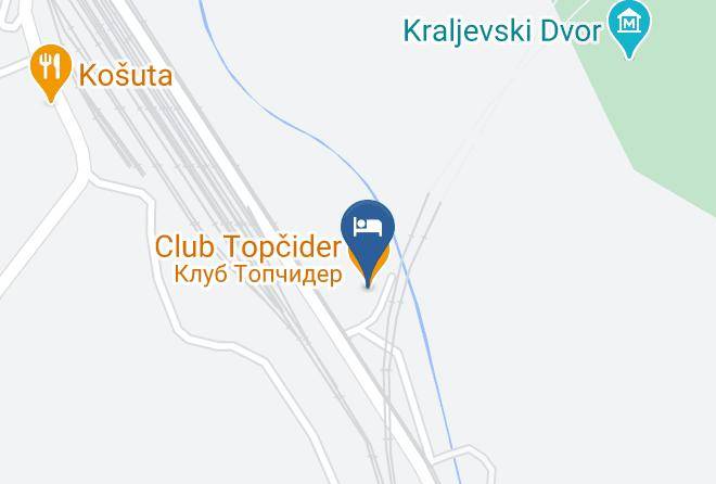 Belgrade City - Club Topcider Maps