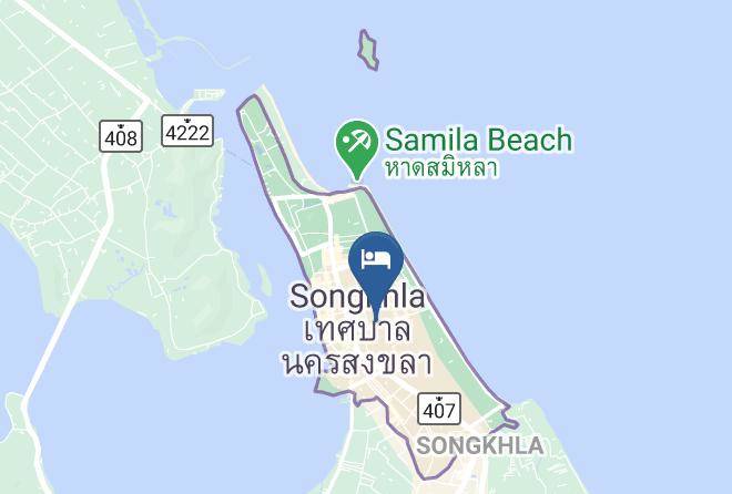 Amphoe Mueang Songkhla - Club Tree Hotel Maps