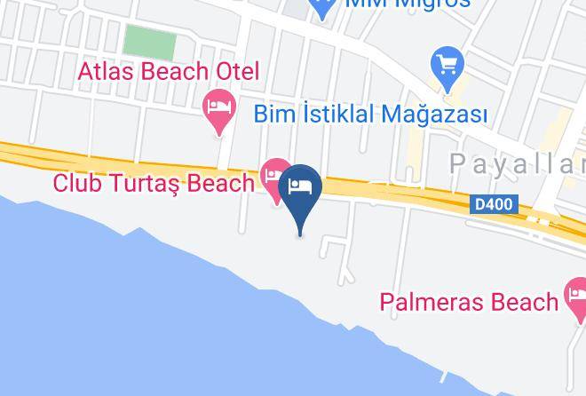 Konakli - Club Turtas Beach Hotel Maps