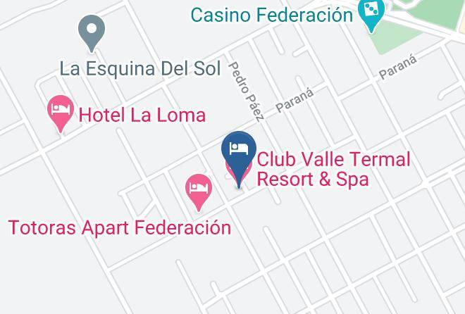 Federacion - Club Valle Termal Resort & Spa Maps