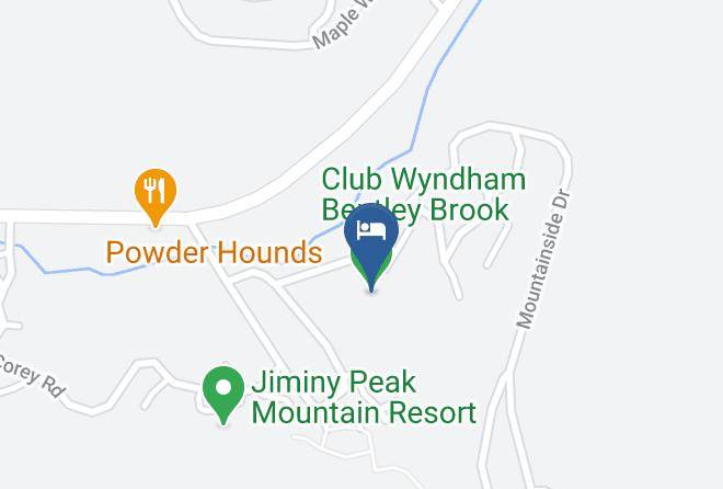 Berkshire - Club Wyndham Bentley Brook Maps