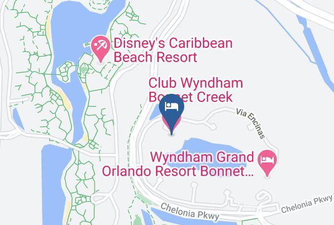 Orange - Club Wyndham Bonnet Creek Maps