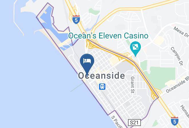 San Diego - Club Wyndham Oceanside Pier Resort Maps