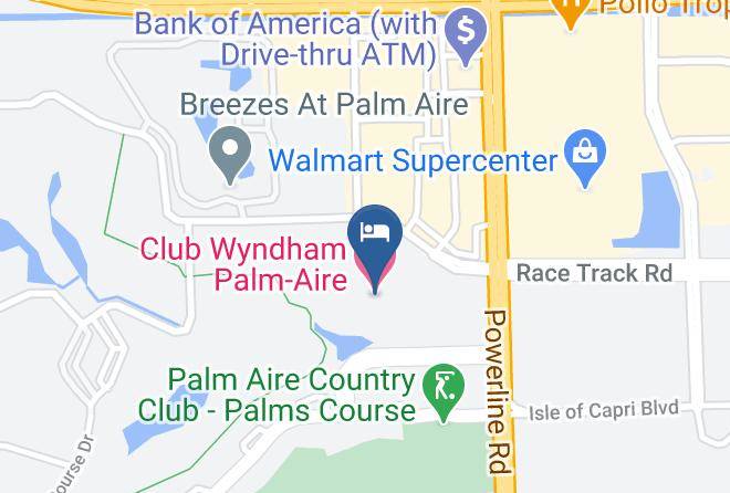 Club Wyndham Palm Aire Map