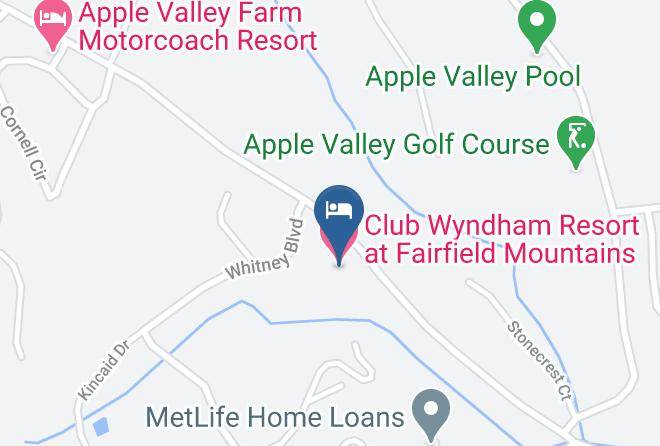 Rutherford - Club Wyndham Resort At Fairfield Mountains Maps