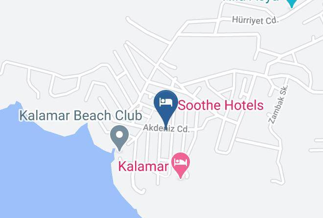 Club Xanthos Hotel Map