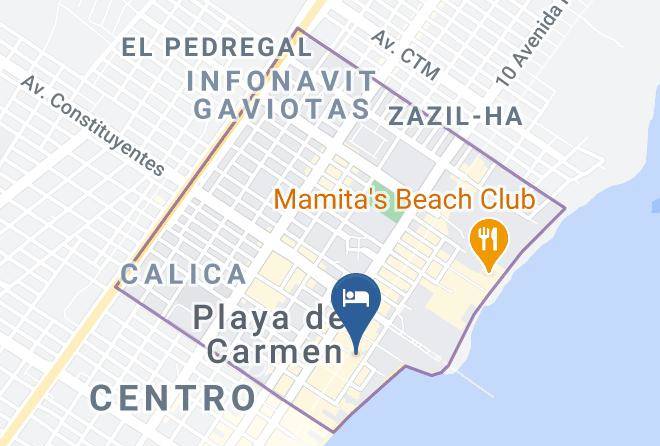 Solidaridad - Hotel Club Yebo Maps