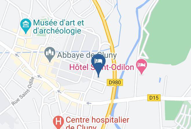 Saone Et Loire - Cluny Sejour Maps