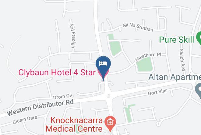 Galway - Clybaun Hotel 4 Star Maps