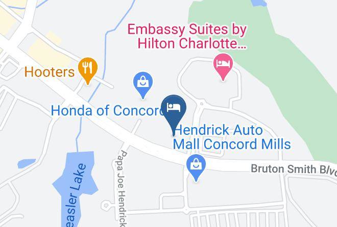 Cabarrus - Courtyard By Marriott Charlotte Concord Maps