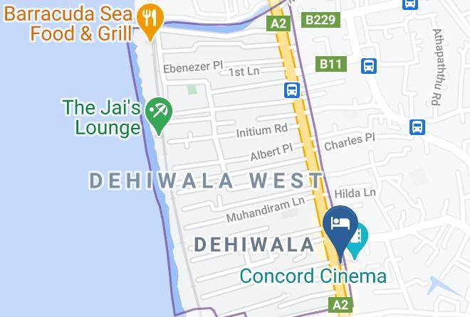 Colombo - Concord Grand Hotel Maps