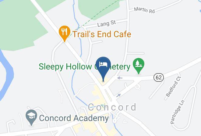 Concord's Colonial Inn Map