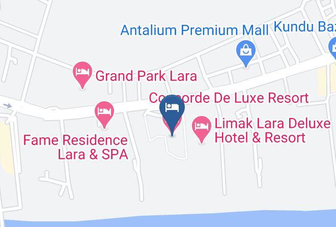 Aksu - Concorde De Luxe Resort Maps