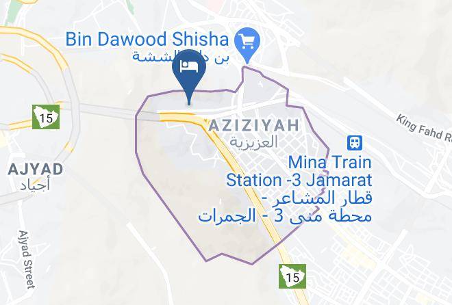Concorde Makkah Hotel Map