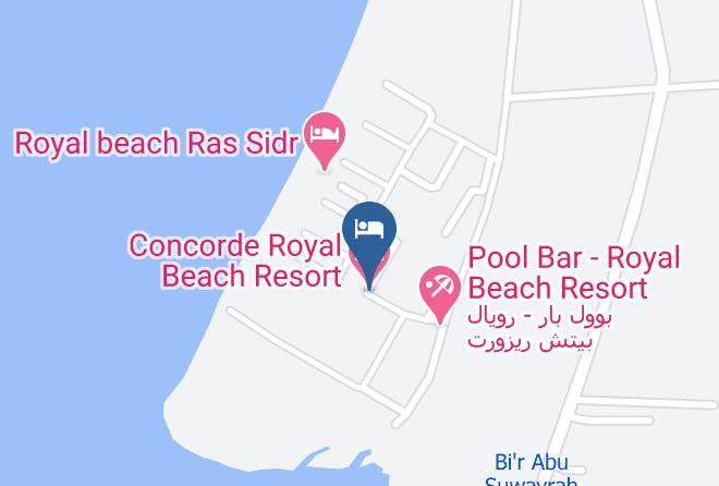 Ras Sedr - Concorde Royal Beach Resort Maps