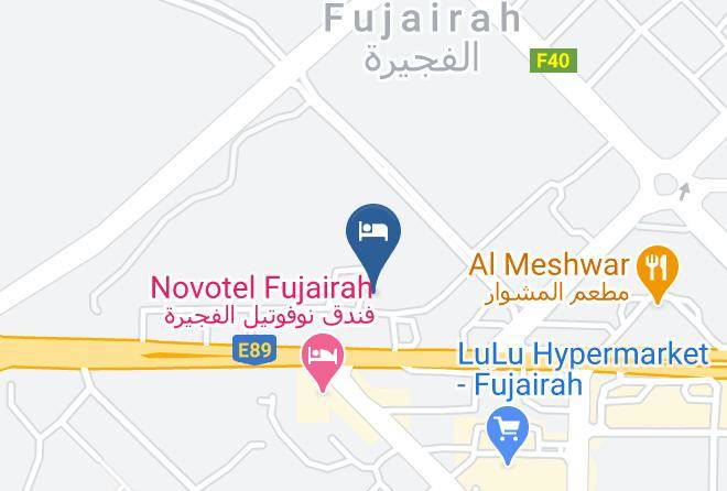 Fujairah - Concorde Wellness & Spa Maps