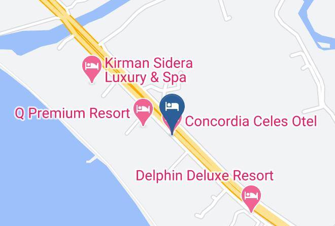 Concordia Celes Otel Map - Antalya - Manavgat