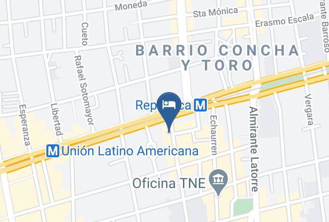Santiago - Hotel Conde Ansurez Maps