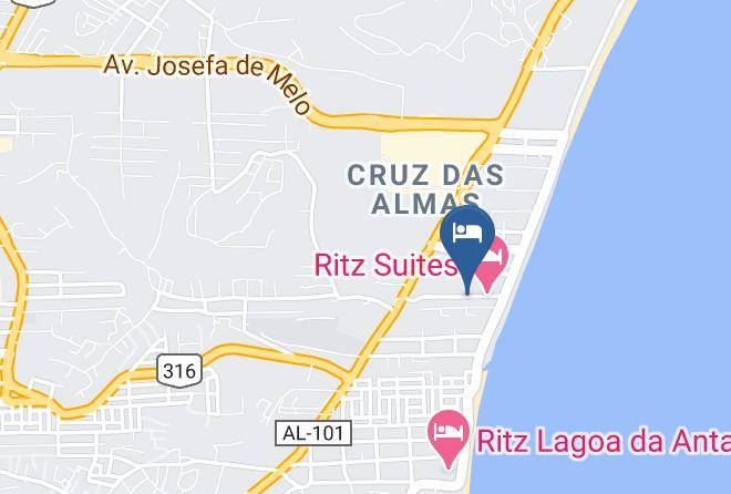 Maceio - Conde Hotel Maps