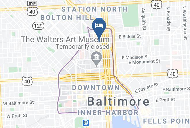 Baltimore City - Condo At The Belvedere Maps