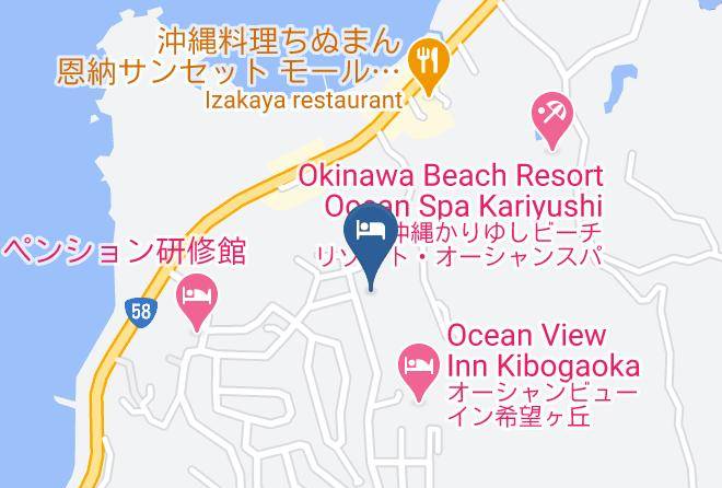 Onna Vil Kunigami District - Condo Hotels Shimanchu Club Maps