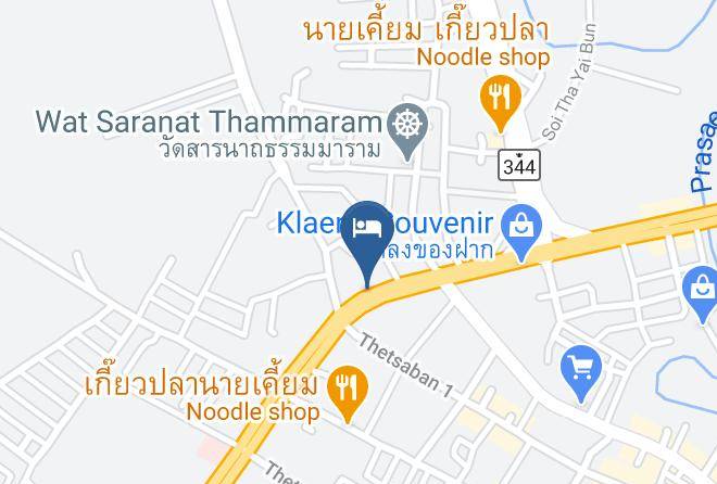 Amphoe Klaeng - Condo In Si Racha Maps