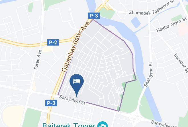 Nur Sultan - Condo Lazurny Kvartal Maps