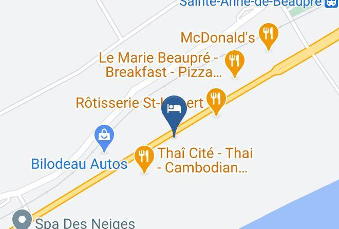 La Cote De Beaupre Regional County Municipality - Condo & Motel Des Berges Maps